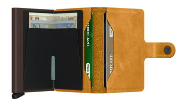 Peňaženka Secrid Miniwallet Vintage Hnedá | MV-Ochre, 2
