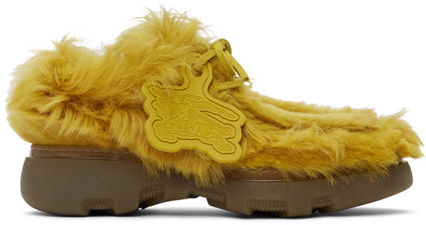 Tenisky a topánky Burberry Shearling Creeper Derbys "Yellow" Žltá | 8074740, 0
