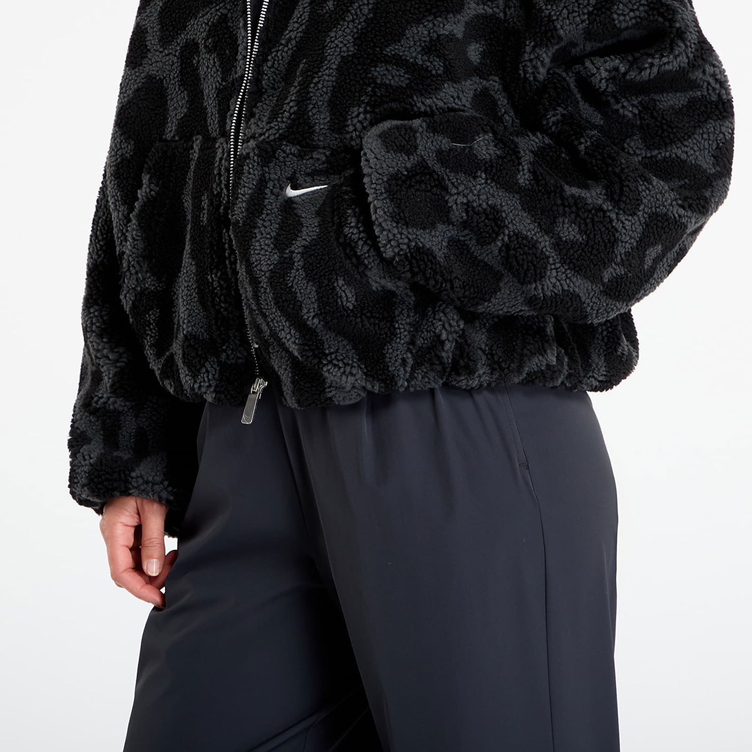 Bunda Nike Sportswear High-Pile Fleece Jacket Čierna | HV2070-010, 1