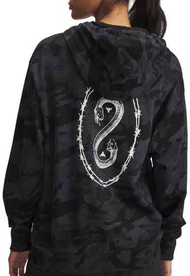 Mikina Under Armour Project Rock Heavyweight Full Zip Hoodie Čierna | 1389708-001, 2