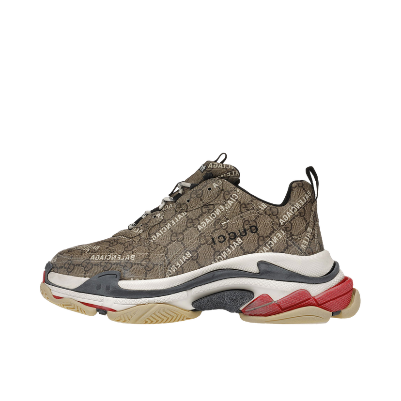 Tenisky a topánky Gucci Balenciaga x The Hacker Project Triple S "Beige" Šedá | 681066ULZ10 9795