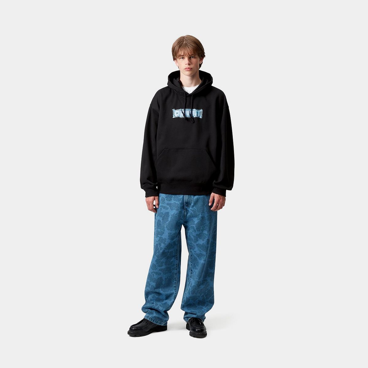 Mikina Carhartt WIP Hooded Electric Boogie Sweatshirt Čierna | I035610_4, 1