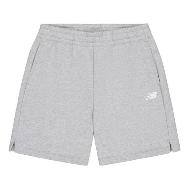 Šortky New Balance Logo Cotton Shorts Šedá | AWS42301-GHM, 0
