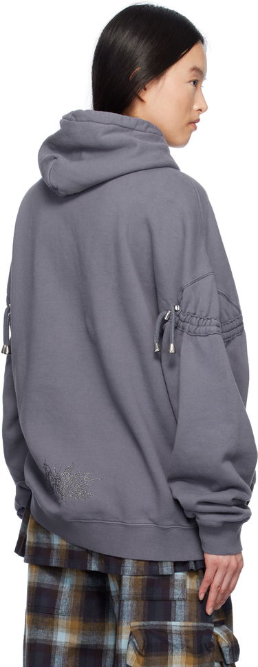 Mikina Collina Strada Collina Strada Burst Hoodie with Drawstrings Šedá | XX8012, 2