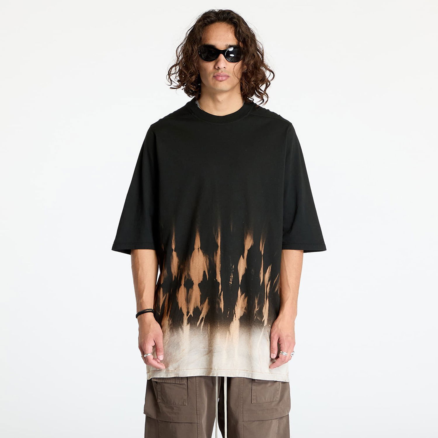 Tričko Rick Owens DRKSHDW Knit - Jumbo Ss T-Shirt Black/ Terra Čierna | DU02D2274 RNSUN 0983, 0