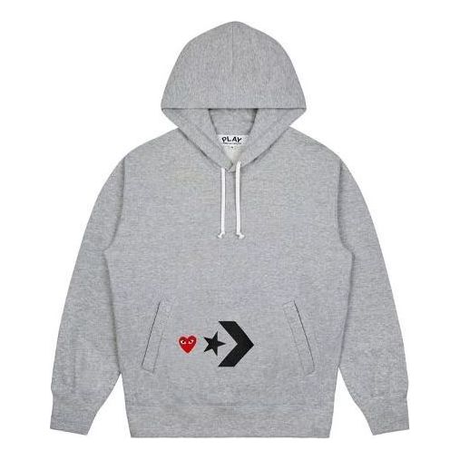 Mikina Comme des Garçons Play Together Hoodie Šedá | AE-T304-051-1
