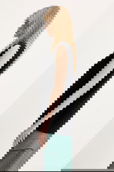 Sveter Carhartt WIP Cotton Checker Vest Sweater Čierna | I034544.89XX, 1