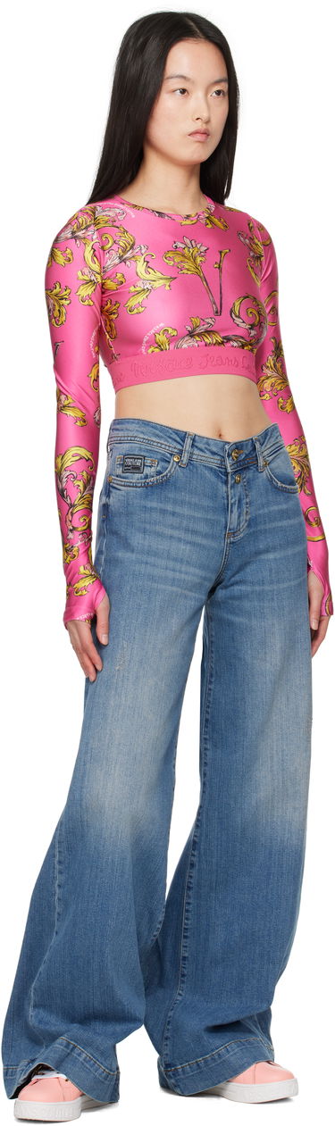 Tenisky a topánky Versace Versace Jeans Couture Baroque Buckle Court 88 Ružová | E78VA3SK9_EZPB08, 4