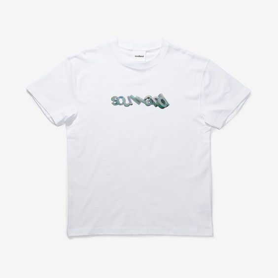 Tričko Soulland Tilting Logo T-shirt Biela | 21162-1063, 0