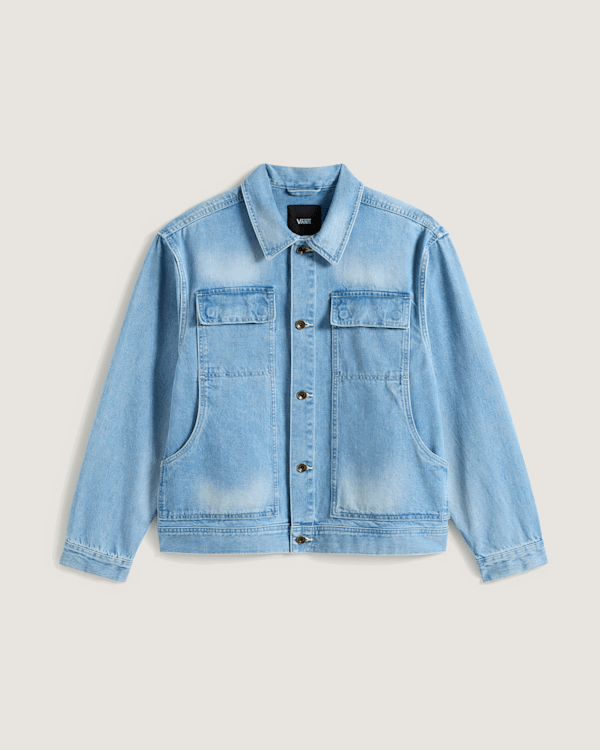 Bunda Vans Premium Mcavoy Trucker Jacket Modrá | VN000PJ2TTJ