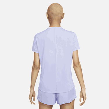 Tričko Nike Swoosh Running Tee Fialová | DM7777-569, 2