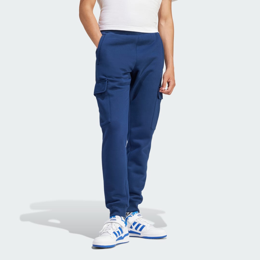 Cargo nohavice adidas Originals Trefoil Essentials Cargo Pants Navy | IP2757, 0