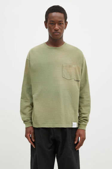 Tričko Neighborhood NEIGHBORHOOD Long Sleeve T-Shirt Zelené | 242FPNH.CSM15, 0