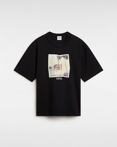 Tričko Vans Premium Broadway Short Sleeve T-shirt (black) Men Black, Size L Čierna | VN000HQ8BLK, 0