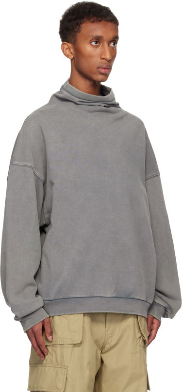 Sveter We11done We11done Standard Turtleneck Hoodie Šedá | WD-TS3-24-731-U-CH, 1