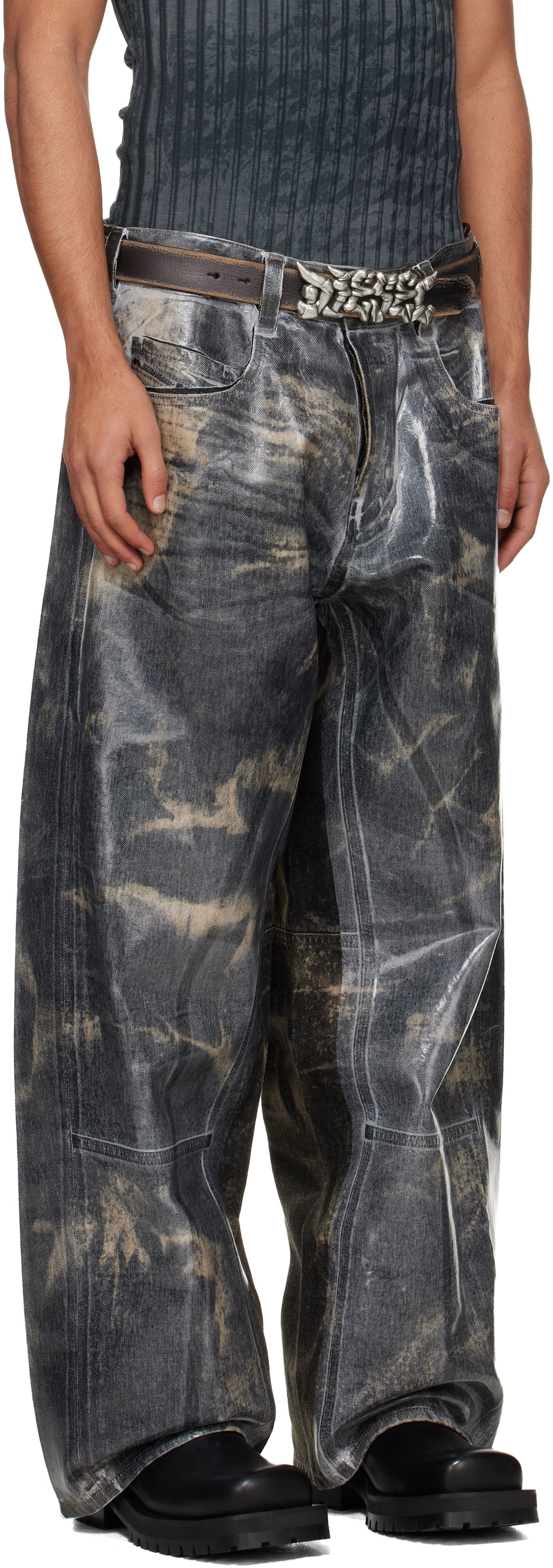 Džínsy Diesel Relaxed 1997 D-Enim-M Jeans Rôznofarebný | A21607-007DP-02, 1