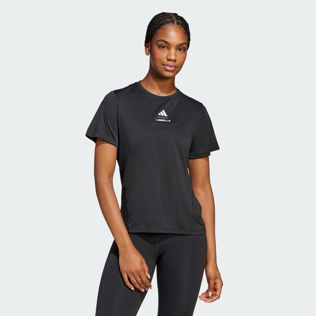 Tričko adidas Performance Les Mills Graphic Training T-Shirt Čierna | JJ1431, 0