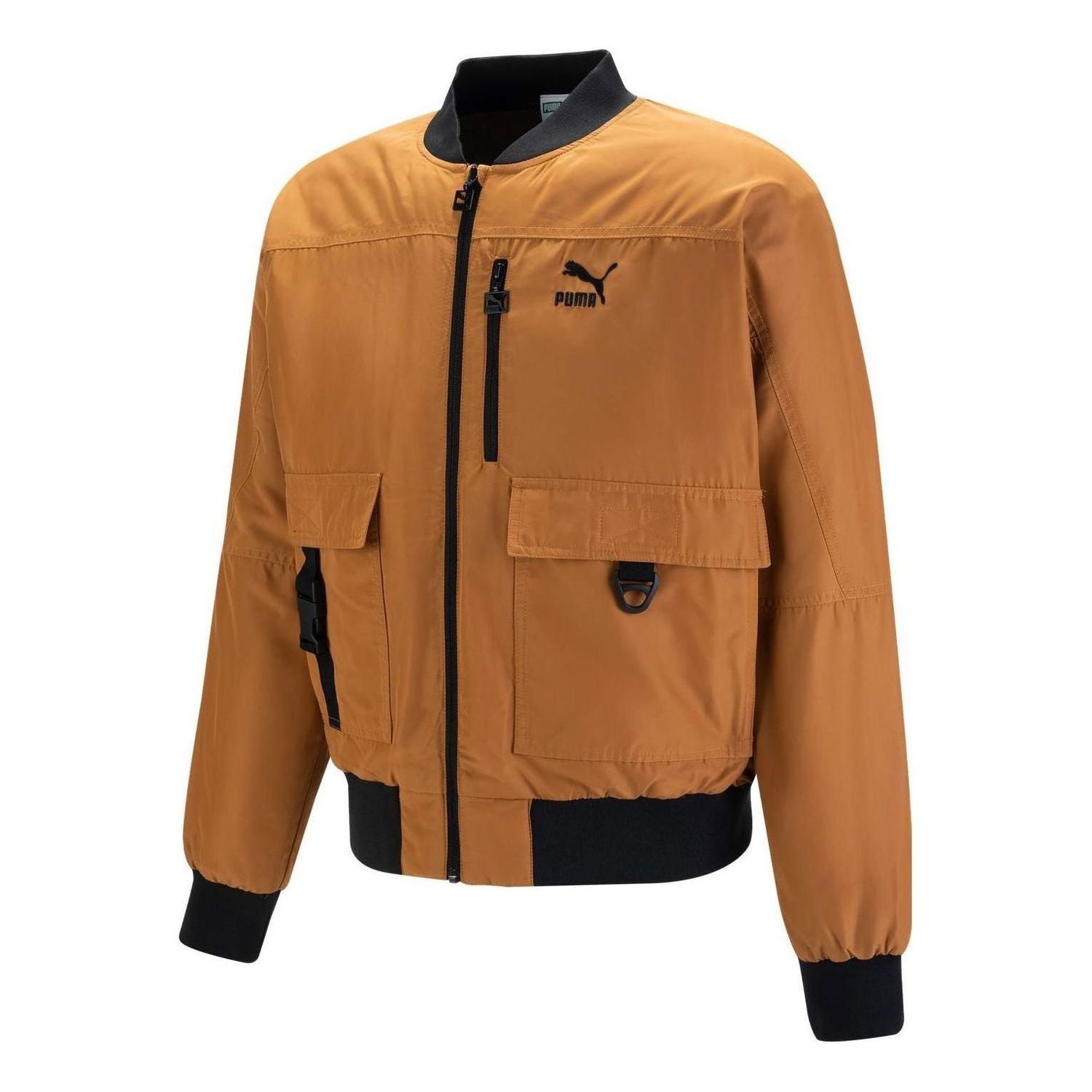 Bomber bunda Puma Multi Pocket Logo Jacket Hnedá | 535584-74, 0