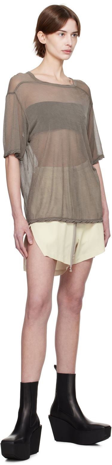 Tričko Rick Owens Rick Owens Hollywood Brad Sheer T-Shirt Šedá | RP01E7200 JCR, 3