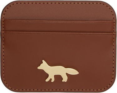 Peňaženka MAISON KITSUNÉ Maison Kitsuné Edie Card Holder Hnedá | OW05700LR0001, 0