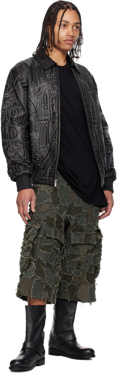 Bomber bunda Who Decides War Who Decides War Pelle Pelle Edition Cathedral Leather Jacket Čierna | 1131430002SS25, 3
