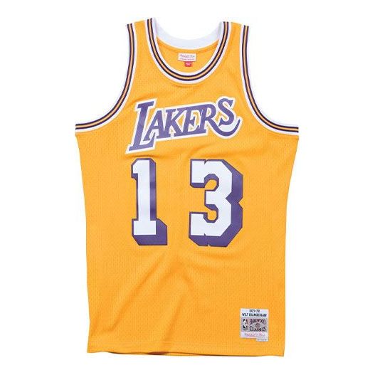 Dres Mitchell & Ness Mitchell & Ness NBA Lakers Chamberlain Swingman Jersey Žltá | SMJYAC18092-LALLTGD71WCM, 0