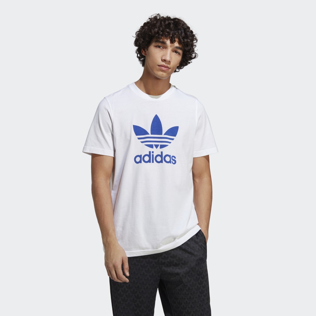 Tričko adidas Originals Adicolor Classics Trefoil Tee Biela | IA4813, 0