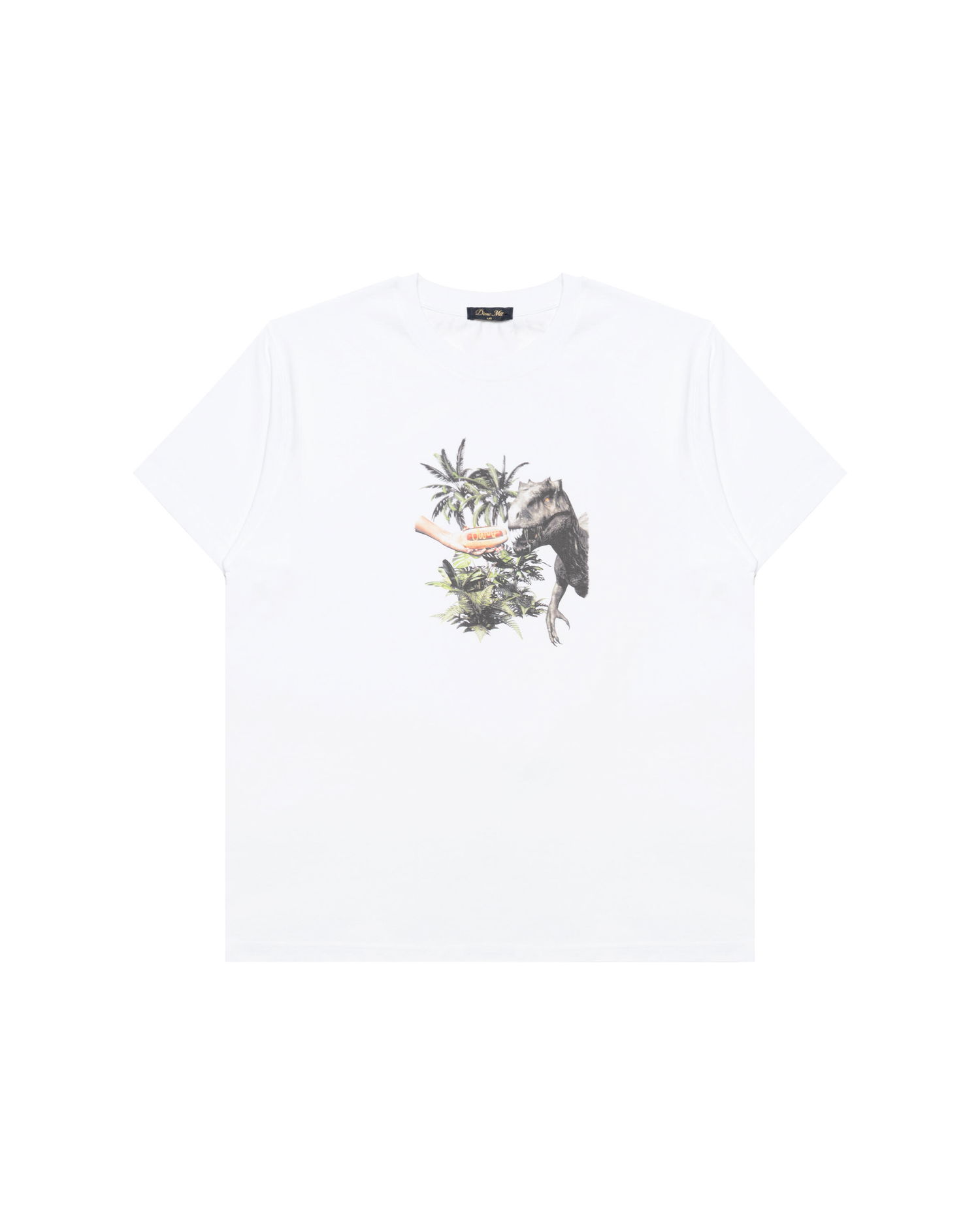 Tričko Dime Dime Graphic Print T-Shirt Biela | DIMESU2563WHT, 0