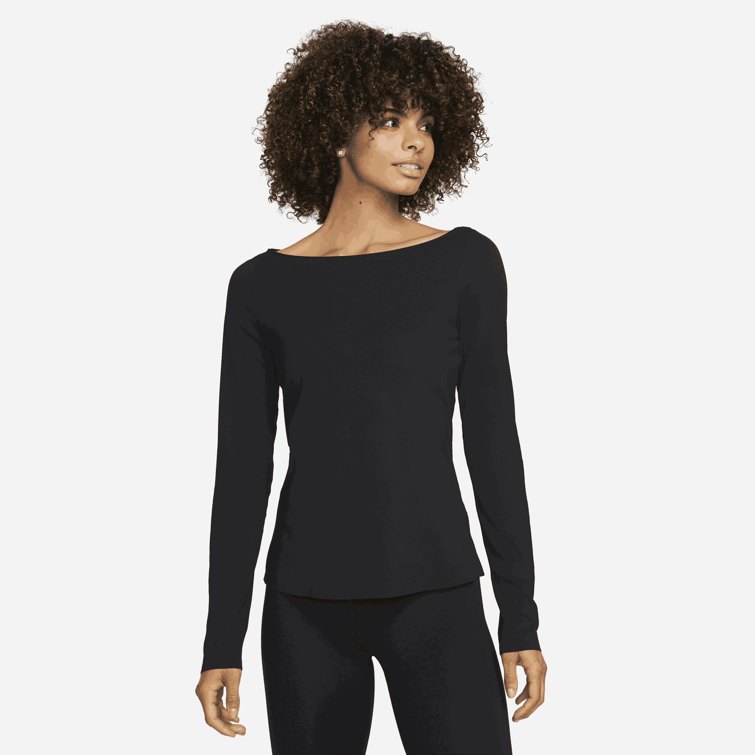 Tričko Nike Yoga Dri-FIT Luxe Top Čierna | DQ6034-010, 0