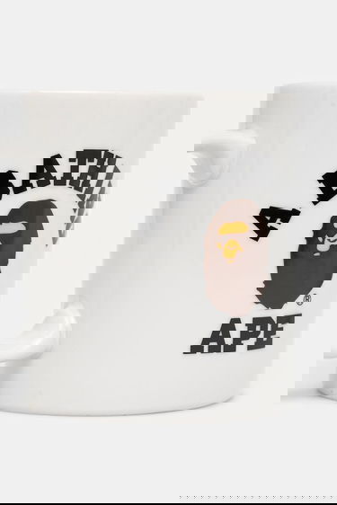Home decor BAPE A BATHING APE College Pottery Mug White Universal Biela | 001KAK801016M WHT, 4