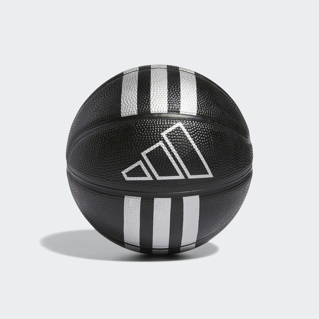 Športový doplnok adidas Performance 3-Stripes Mini Rubber Basketball Čierna | HM4972, 0