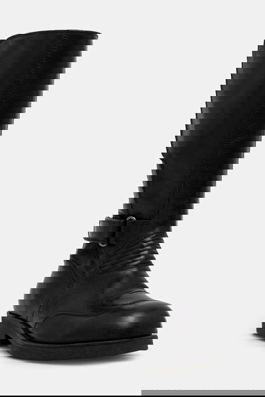 Tenisky a topánky Maison Margiela High-Cut Leather Biker Boots Čierna | SH3WW0006.P7431.T8013, 0