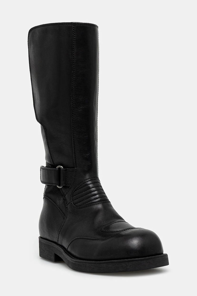 Tenisky a topánky Maison Margiela High-Cut Leather Biker Boots Čierna | SH3WW0006.P7431.T8013