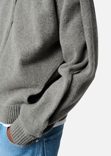 Sveter AXEL ARIGATO Paneled Knit Sweater Šedá | A3401001, 5