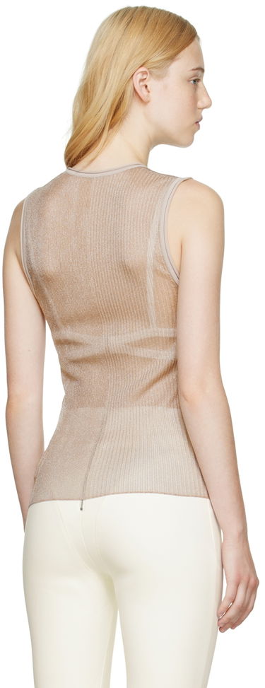 Tielko Dion Lee Rib Tank Top Béžová | C7096P22, 2