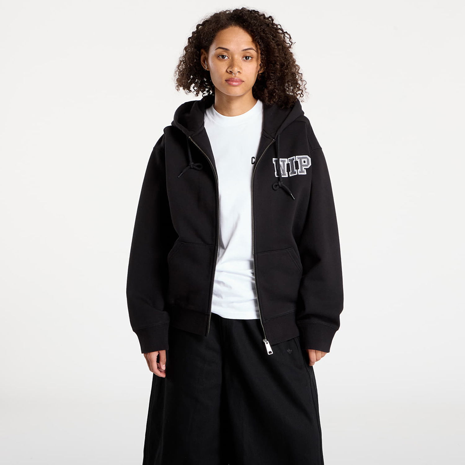 Bunda Carhartt WIP Carhartt WIP Hooded Mini Sweat Jacket Čierna | I035619.8906, 0
