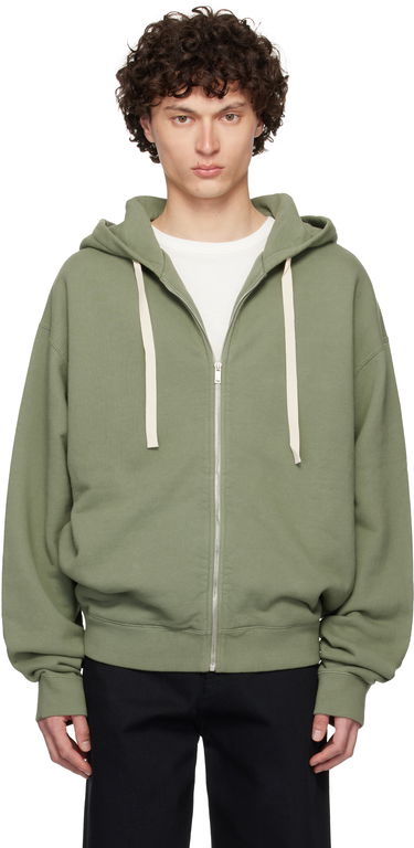 Mikina Jil Sander Jil Sander Zipped Hoodie Zelené | J47HG0106_J20295, 0