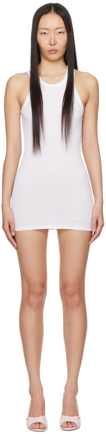 Šaty Alexander Wang Racer Tank Minidress Biela | 8CC1246644