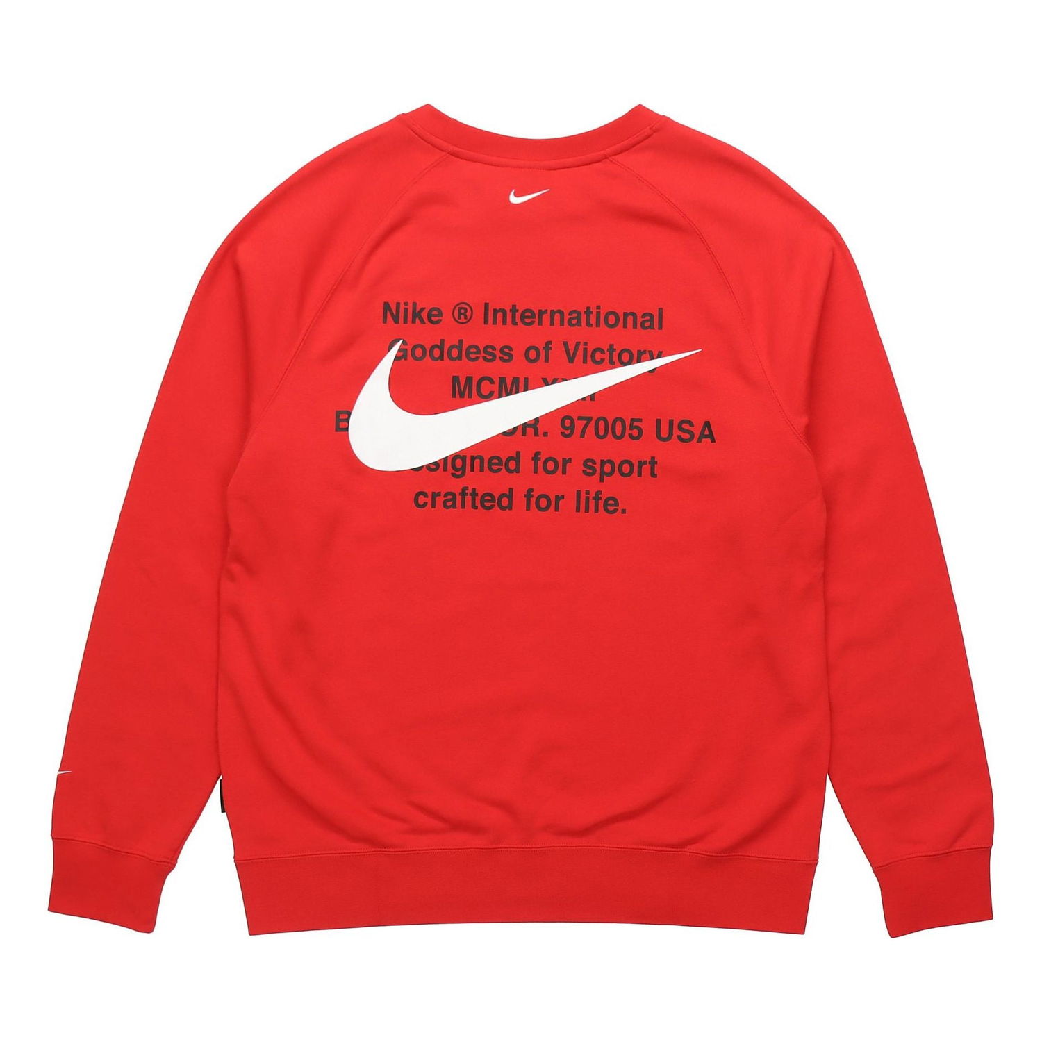 Sveter Nike Sportswear Swoosh Crewneck Sweatshirt Červená | CJ4872-657, 0