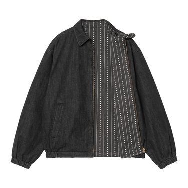 Bomber bunda Carhartt WIP Carhartt WIP Hudson Denim Jacket Čierna | A251038_9, 2