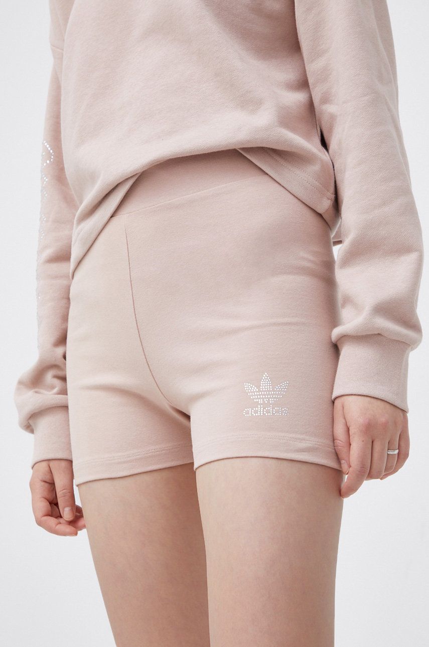 Šortky adidas Originals Luxe Shorts Béžová | HF9202, 0