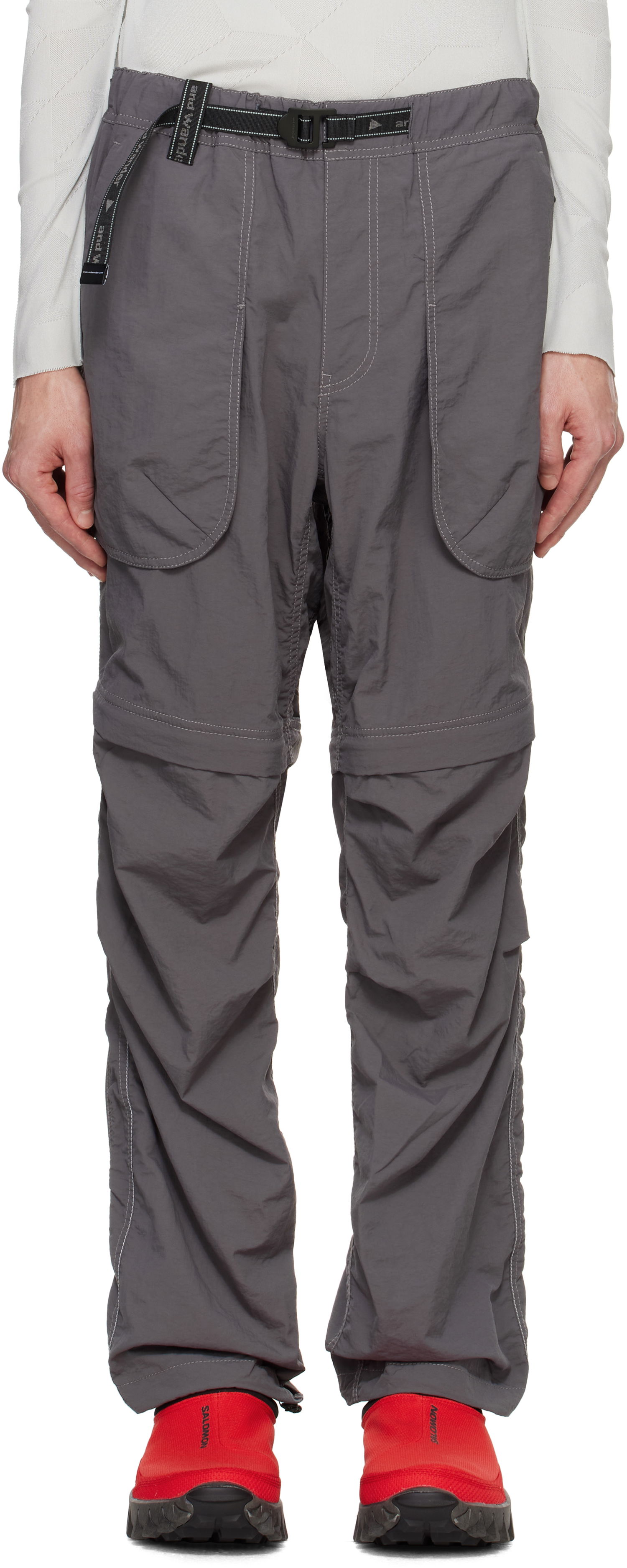 Cargo nohavice and wander Taffeta 2Way Cargo Pants Šedá | 5744252130, 0