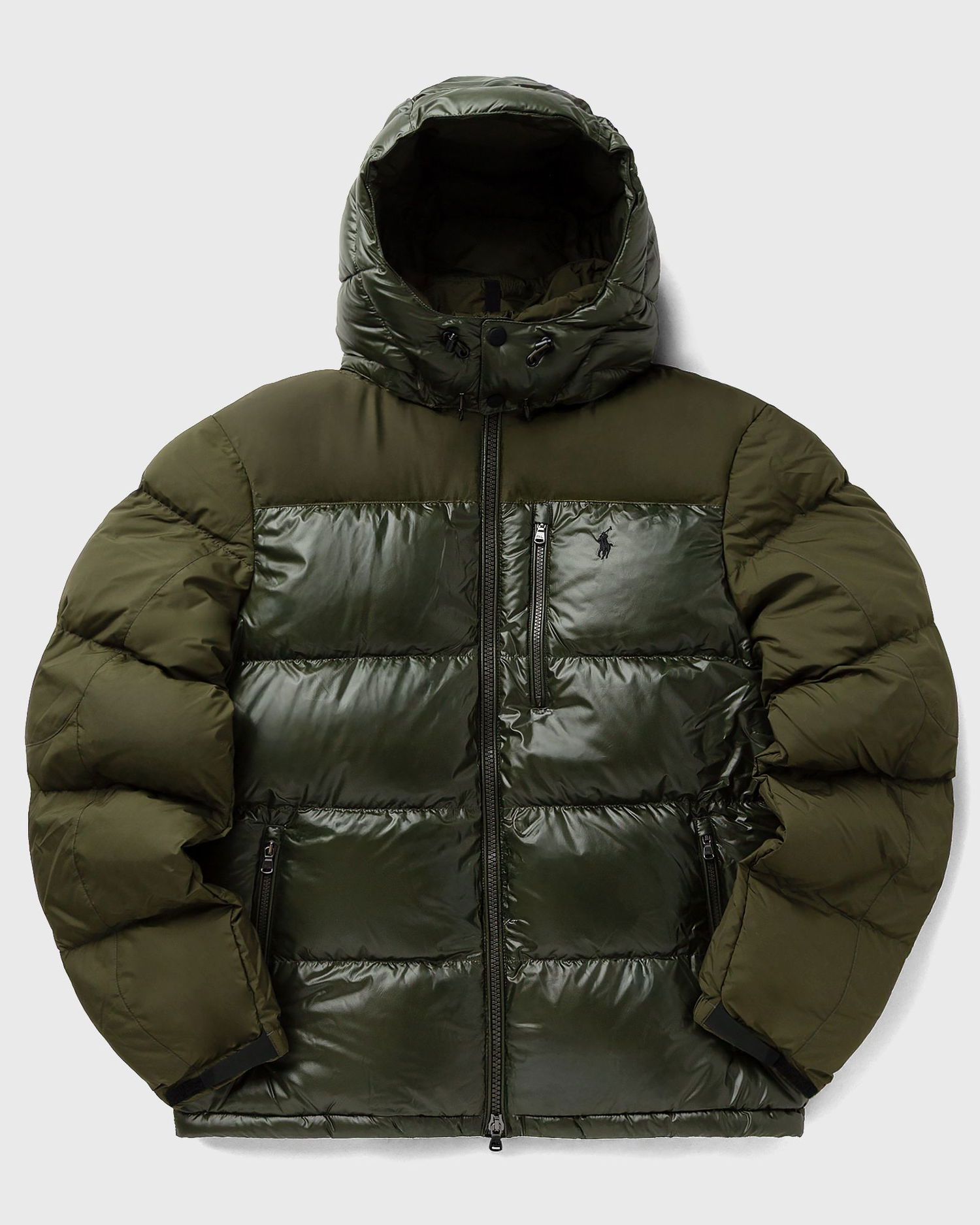 Prešívaná bunda Polo by Ralph Lauren Two-Tone Hooded Puffer Bomber Zelené | 710967786003, 0