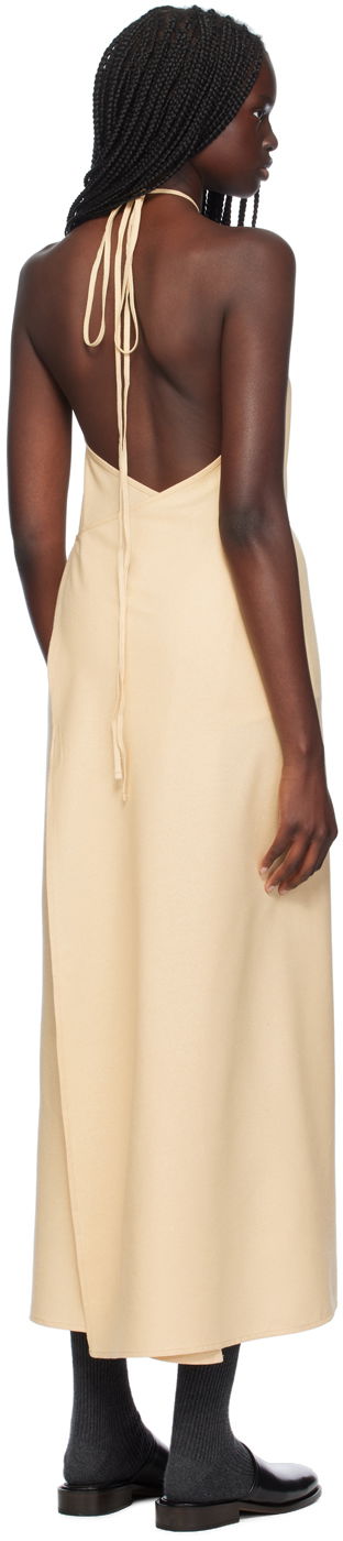 Šaty Baserange Halterneck Cutout Maxi Dress Béžová | DRCEL-WS-AU24, 2
