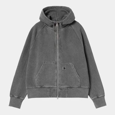 Mikina Carhartt WIP Hooded Torion Full-Zip Jacket grind wash Šedá | I036047_12, 0