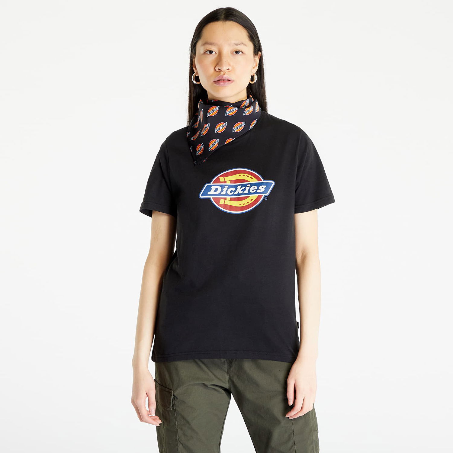 Tričko Dickies Icon Logo Tee Čierna | DK0A4XCABLK1, 0