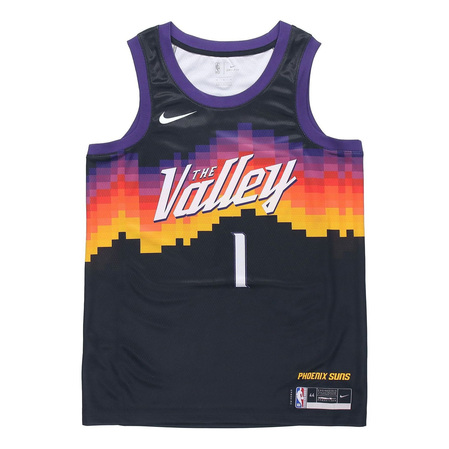 Dres Nike NBA Phoenix Suns Devin Booker #1 Swingman Jersey Čierna | CN1773-013, 0