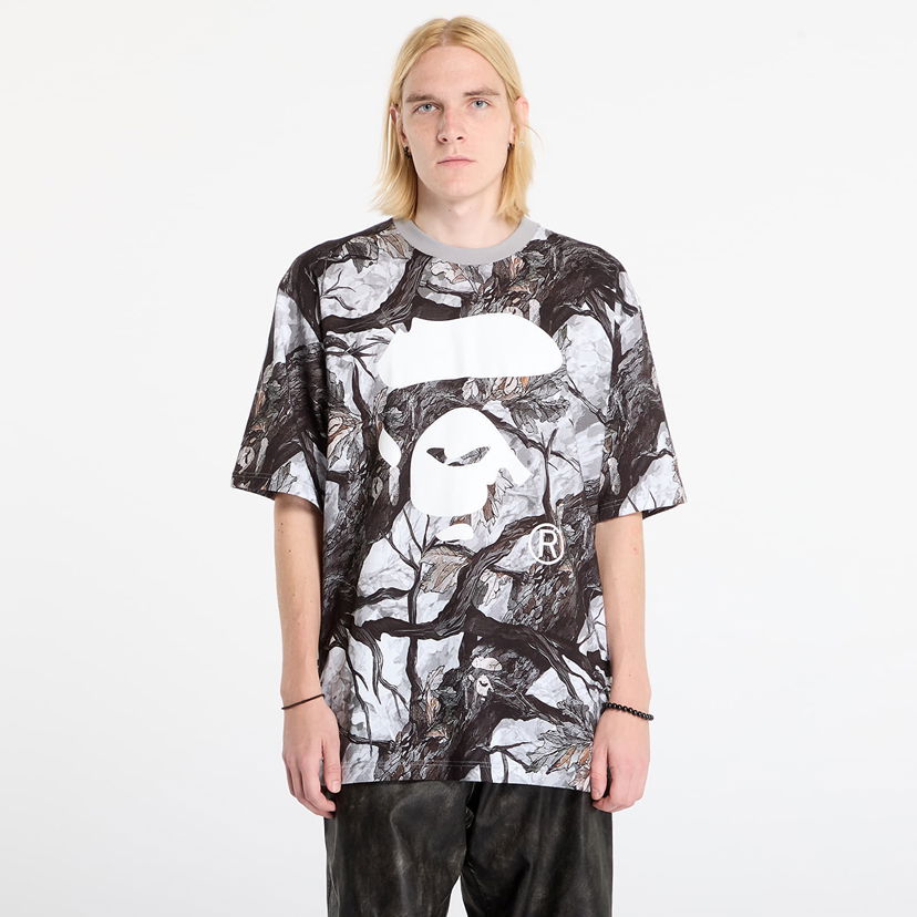 Tričko BAPE Tree Edge Camo Ape Face Relaxed Fit T-Shirt Rôznofarebný | 001CSL801012MWHT