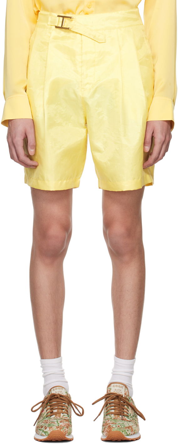 Šortky Kanghyuk Pleated Shorts Žltá | PARA23SST15, 0