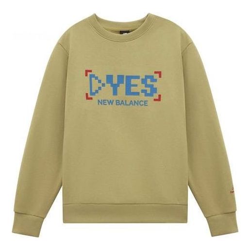 Mikina New Balance Graphic Print Sweatshirt Zelené | AMT11341-BEI